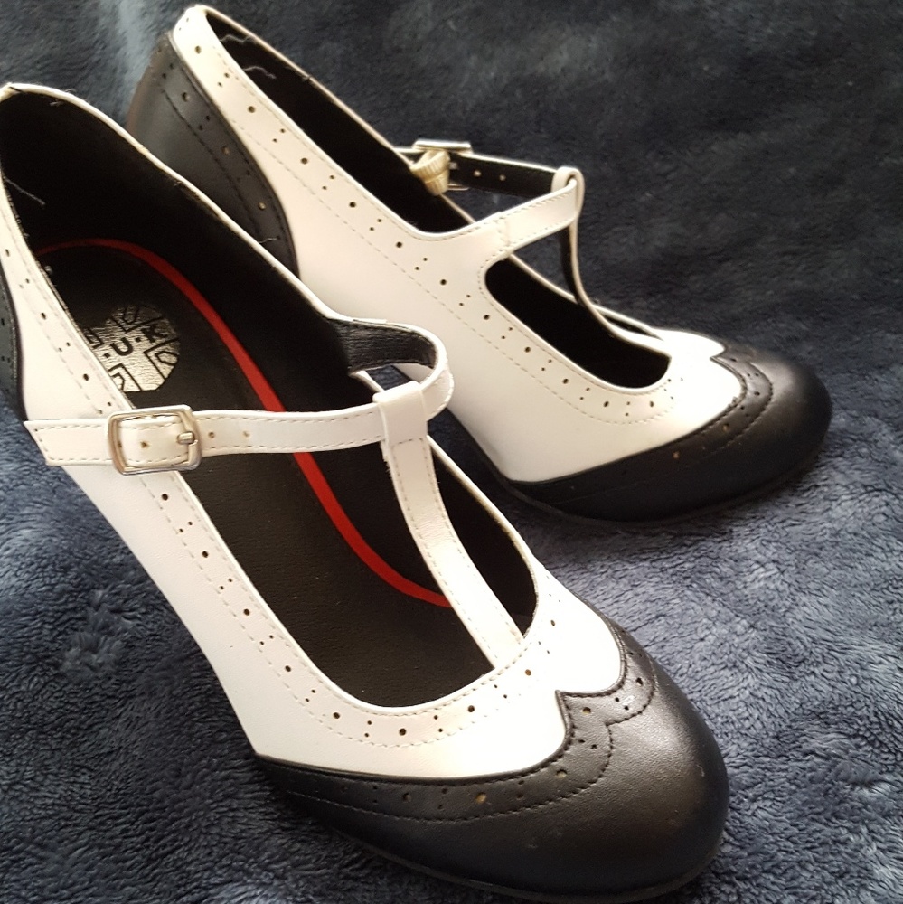 TUK Footwear Wingtip Heels